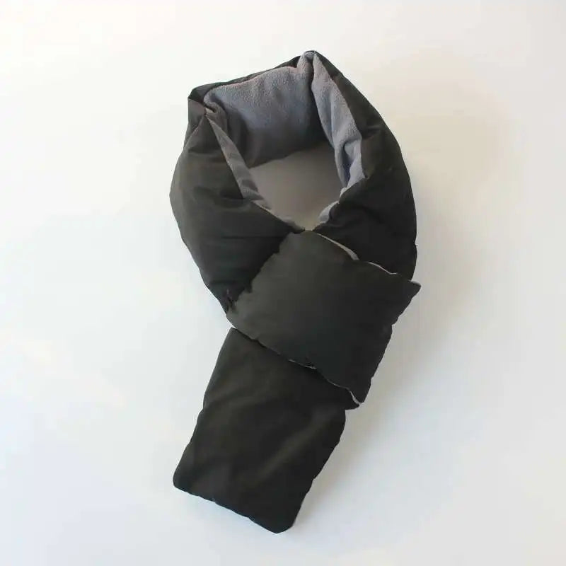 Japanese Autumn and Winter Men's and Women's  Scarves Thickened and Warm Fashionable Scarf Women's Cross Neck Cover