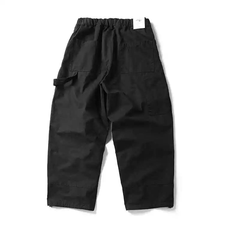 Japanese Vintage Retro Wide Leg Jeans Men Trendy Brand Loose and Versatile Couple Pants