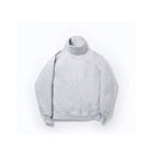 Japan Style DW PIER39 23AW Solid Color Retro High Neck Loose Pullover Sweatshirts for Men