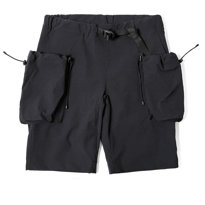 CMF Outdoor Functional Waterproof  Shorts with Large Pockets Five Quarter Pants Loose and Breathable Casual Pants