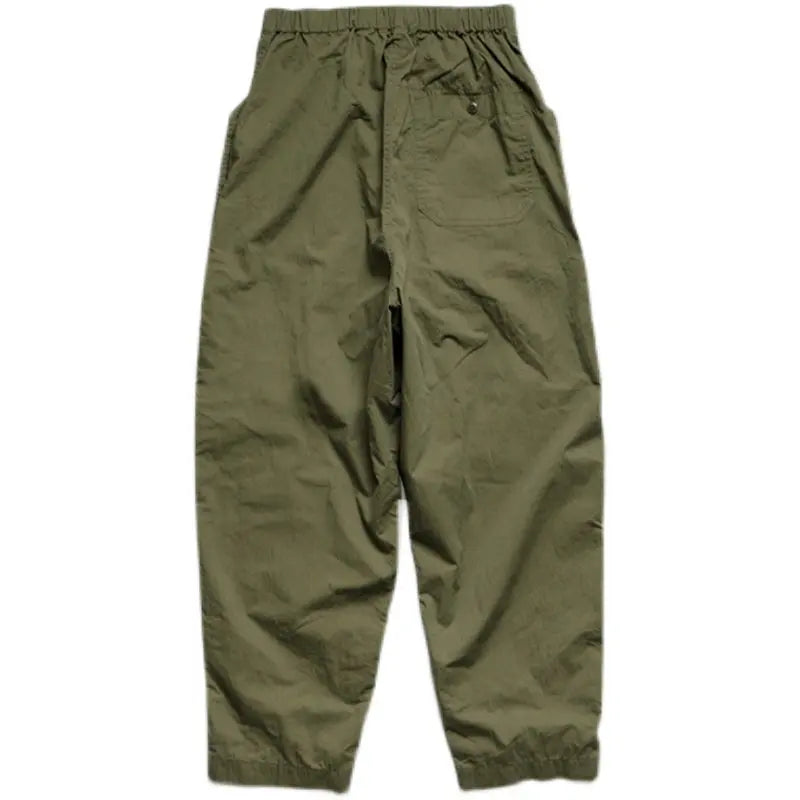 21SS KAPITAL Japan Kazuhiro Hirata Style Trendy Loose Tapered Military Green Placket Military Style Casual Pants