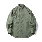25SS Japanese Classic Pure Cotton Washed Multi Pocket Workwear Long Sleeved Men's Cityboy Loose Shirt