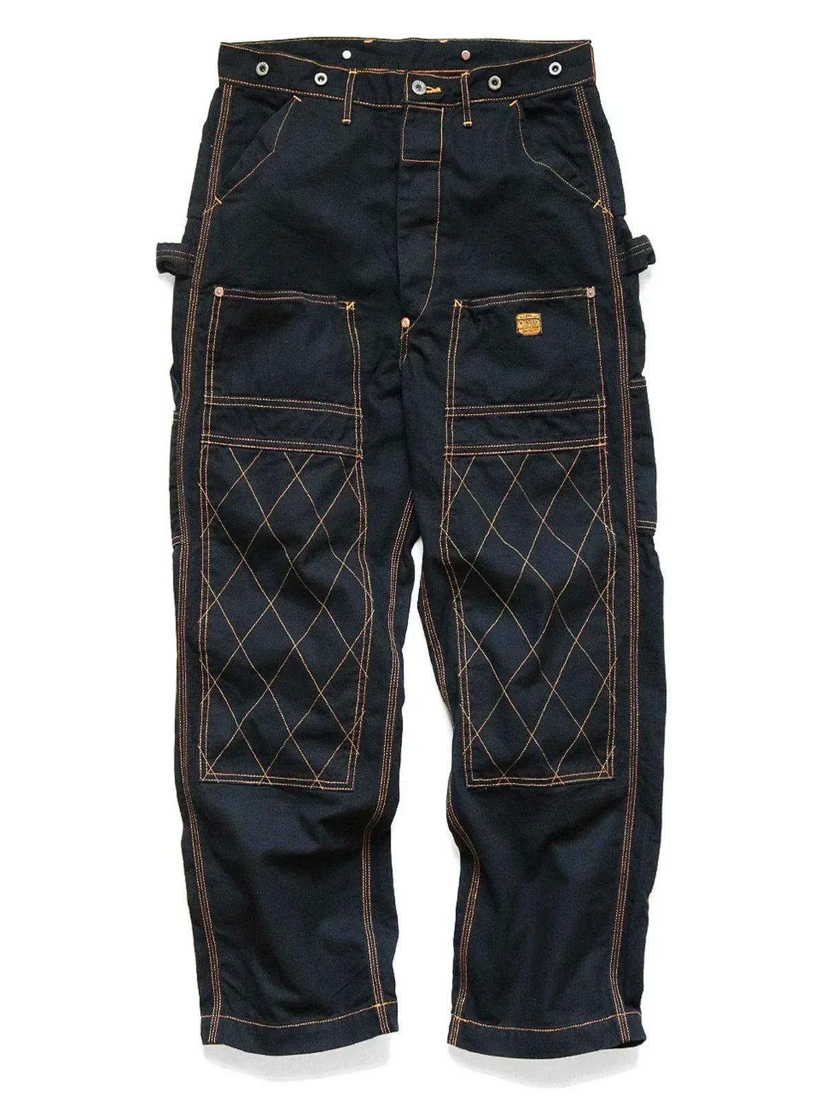23SS KAPITAL Hirata and Hongri Casual Loose Fitting Trendy Dual Color Gold Thread Logging Denim Pants New Arrival