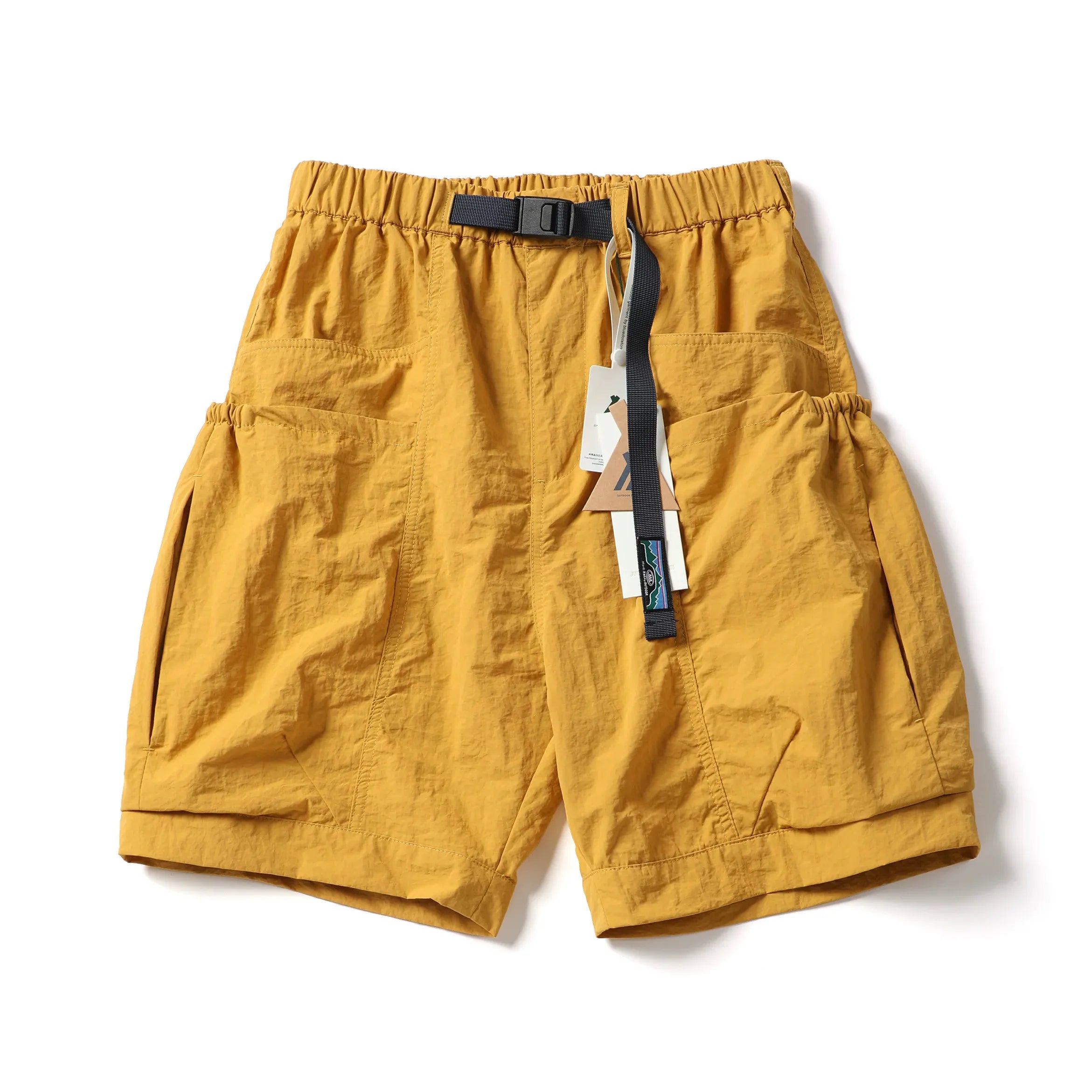 KAPITAL VINTAGE Japanese Retro Large Pocket Bag Short Multi Pocket Men's and Women's Loose Straight Tube Shorts