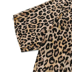 21SS KAPITAL Kazuhiro Hirata Unisex Leopard Print Japanese Hawaiian Casual Short Sleeved Shirt for Women and Men