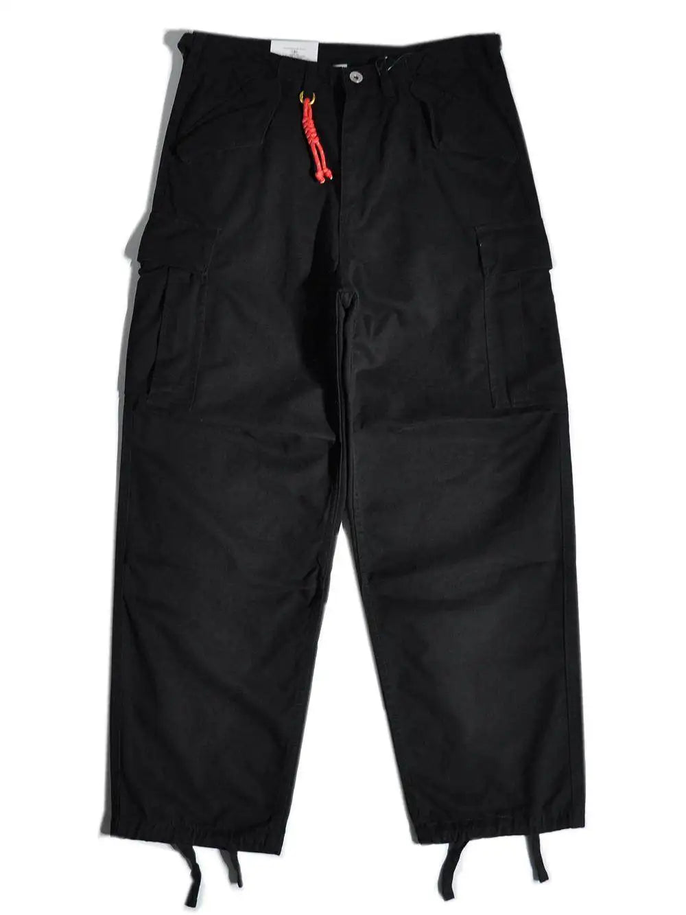 American Retro Outdoor Work Pants Loose Straight Wide Leg Casual  Multiple Pockets and Ankle Binding Pants