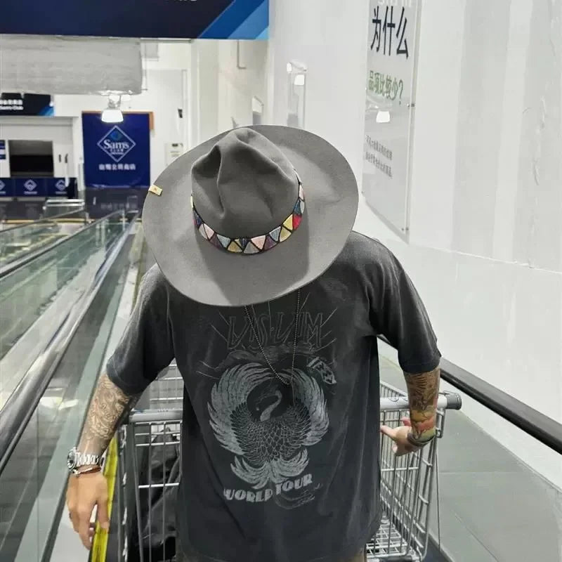 23AW New Arrival Old Wax Dyed Crane Short Sleeves Tops Summer T-Shirts for Men and Women