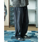 Simple Casual Style Work Pants for Men Loose Straight Leg Wide Leg Elastic Waistband Drawstring Quick Drying Sports Pants