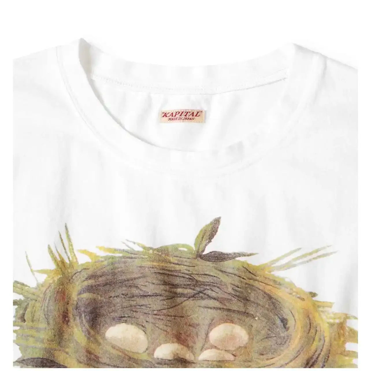 25SS KAPITAL Hirata and Hongri Style Tank Tops Casual Fun Printed Cotton Loose Round Neck Sleeveless Vest T-shirt