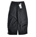 Japanese Outdoor Quick Drying Wide Leg Pants with Loose Straight Leg and Hanging Silhouette Leg Binding Pants
