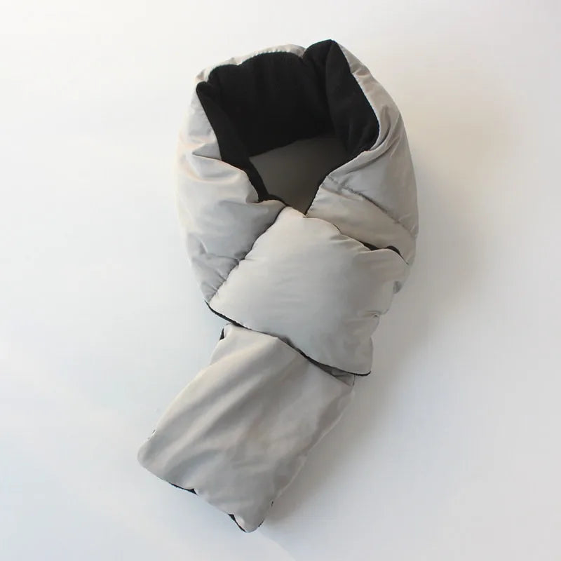 Japanese Autumn and Winter Men's and Women's  Scarves Thickened and Warm Fashionable Scarf Women's Cross Neck Cover