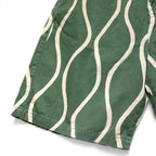 KAPITAL Hirata Hohiro Cotton Hemp Water Corrugated Printing Japanese Trend Tether Men's Casual Shorts