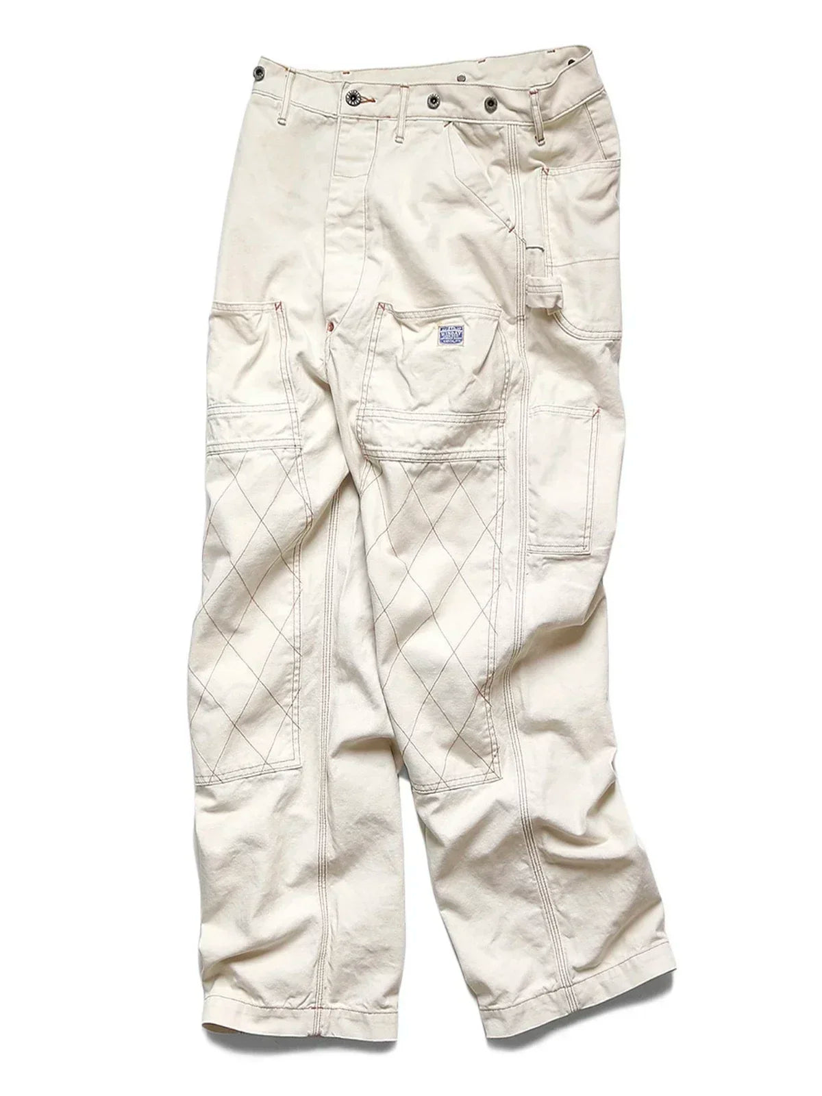 23SS KAPITAL Hirata and Hongri Casual Loose Fitting Trendy Dual Color Gold Thread Logging Denim Pants New Arrival