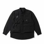 Japanese Retro Detachable Multifunctional Outdoor Three in One Windproof and Waterproof  Long Sleeved Shirt Men's Jacket