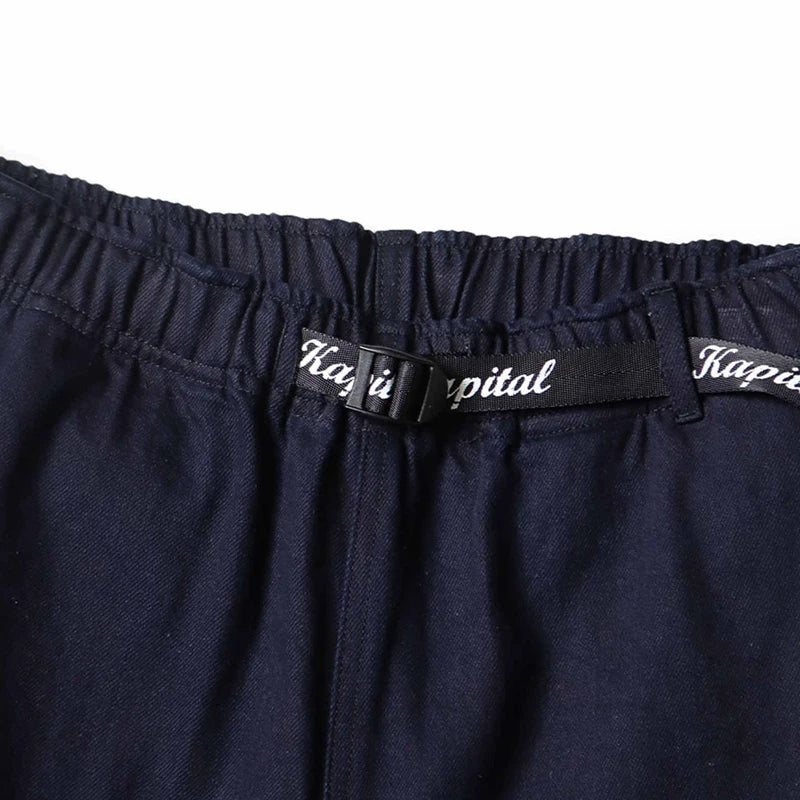 Self Owned Kapital Hirata Kazuhiro Style Japanese Loose Casual Embroidered Shorts for Men and Women's Fashion