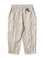 Japanese Style Kapital Hirata Kazuhiro Thick Striped Silver Line Casual  Straight Leg Pants for Men