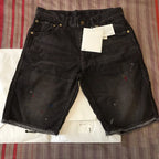 New Arrival 23SS FLUXUS03 Japanese Casual Loose Splashed Ink Corduroy Shorts for Men
