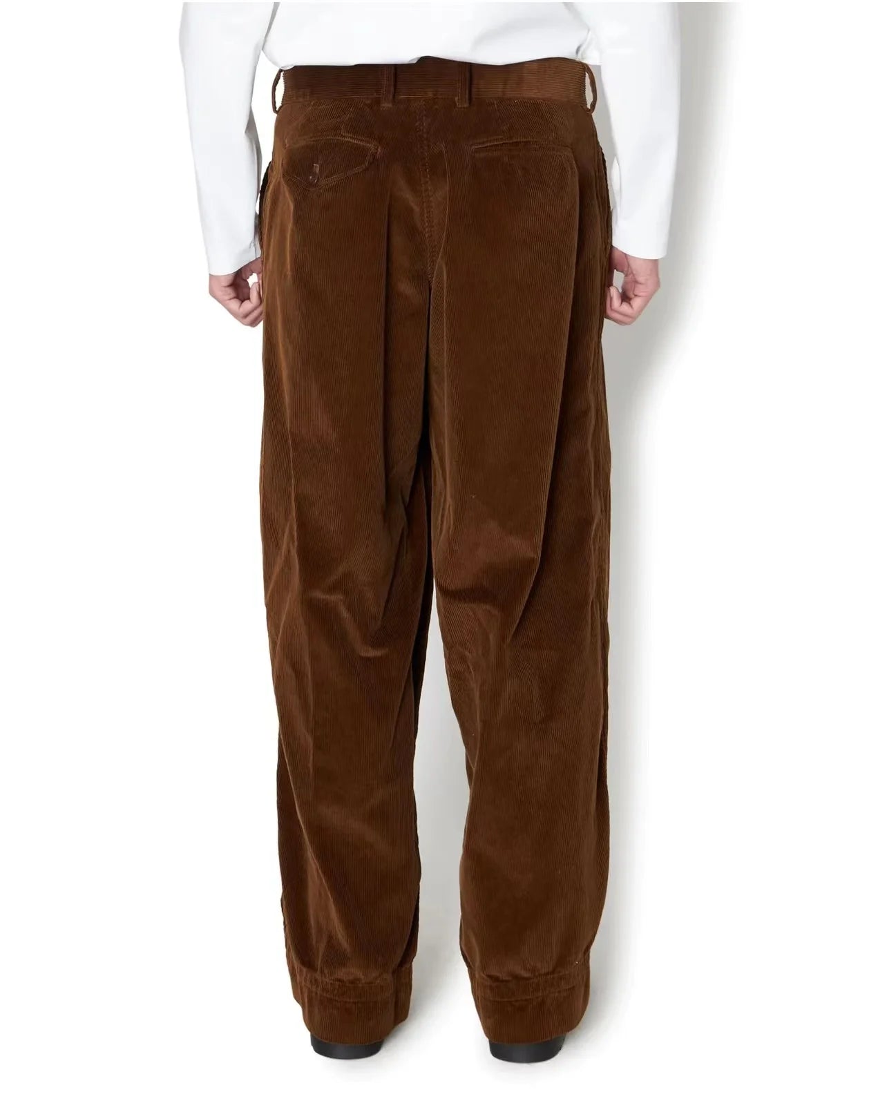 22AW KOLOR Abe Brown Color Casual Trendy Men and Women's Same Cotton Corduroy Pants New Arrival