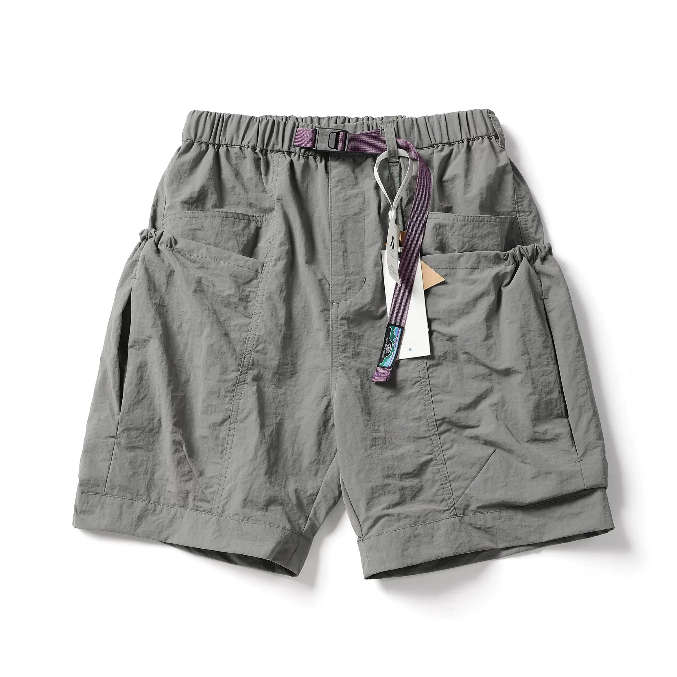 KAPITAL VINTAGE Japanese Retro Large Pocket Bag Short Multi Pocket Men's and Women's Loose Straight Tube Shorts