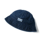 New Denim Fishbone Herringbone Washed Fisherman Hat Blue Dome Fishing Basin Bucket Hat