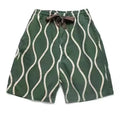 KAPITAL Hirata Hohiro Cotton Hemp Water Corrugated Printing Japanese Trend Tether Men's Casual Shorts