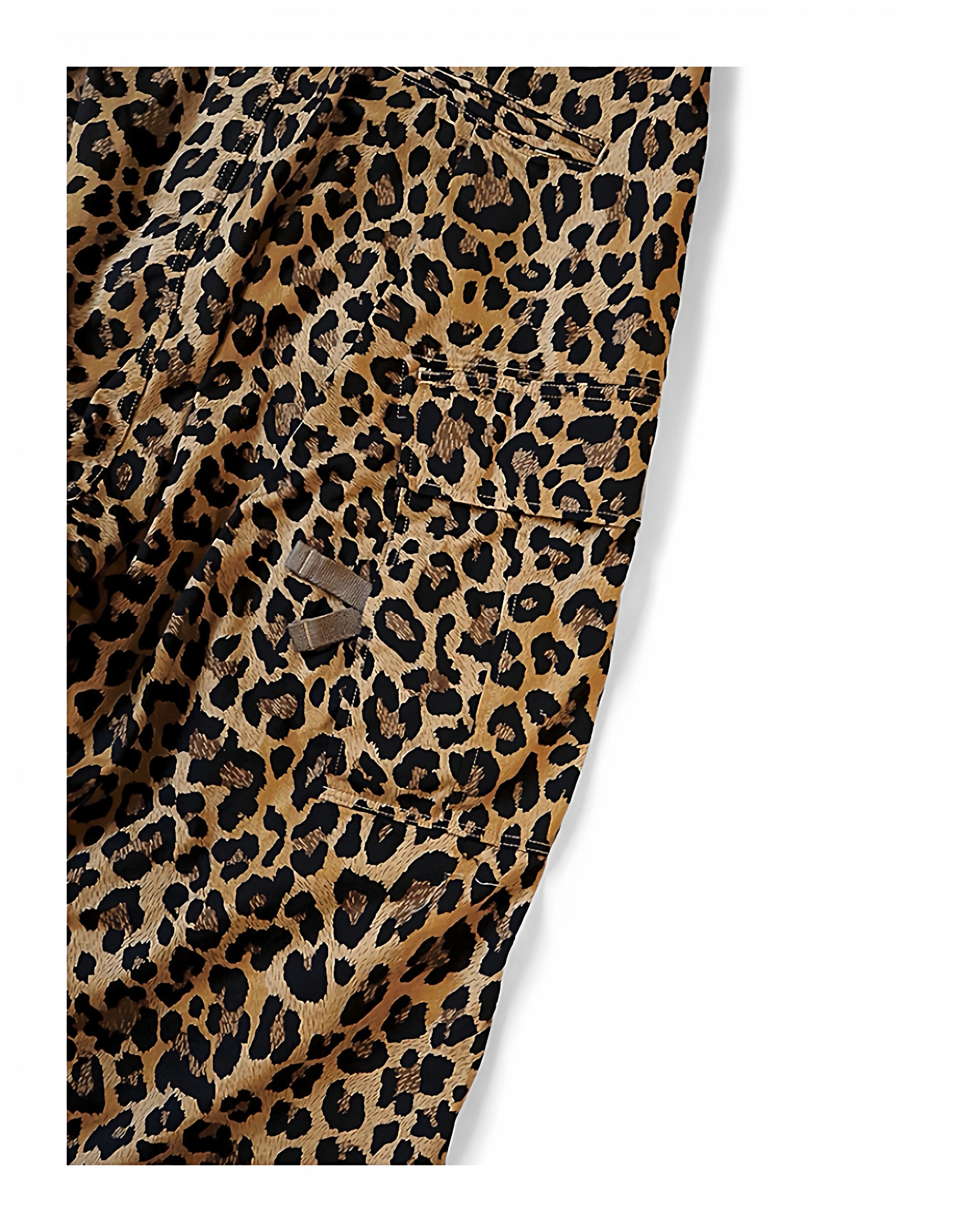 25AW KAPITAL Hirata and Hongri Retro Casual Leopard Print Work Casual Pants for Men New Arrival