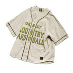 23SS KAPITAL Hirata Hiroshi Japanese Casual Cotton and Linen Embroidered Letter Loose Breasted Short Sleeved Shirt New
