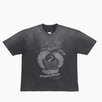 23AW New Arrival Old Wax Dyed Crane Short Sleeves Tops Summer T-Shirts for Men and Women