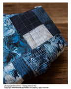 Japanese Kapital Style Retro Plant Pattern Cotton Winter Warm Scarf for Men and Women