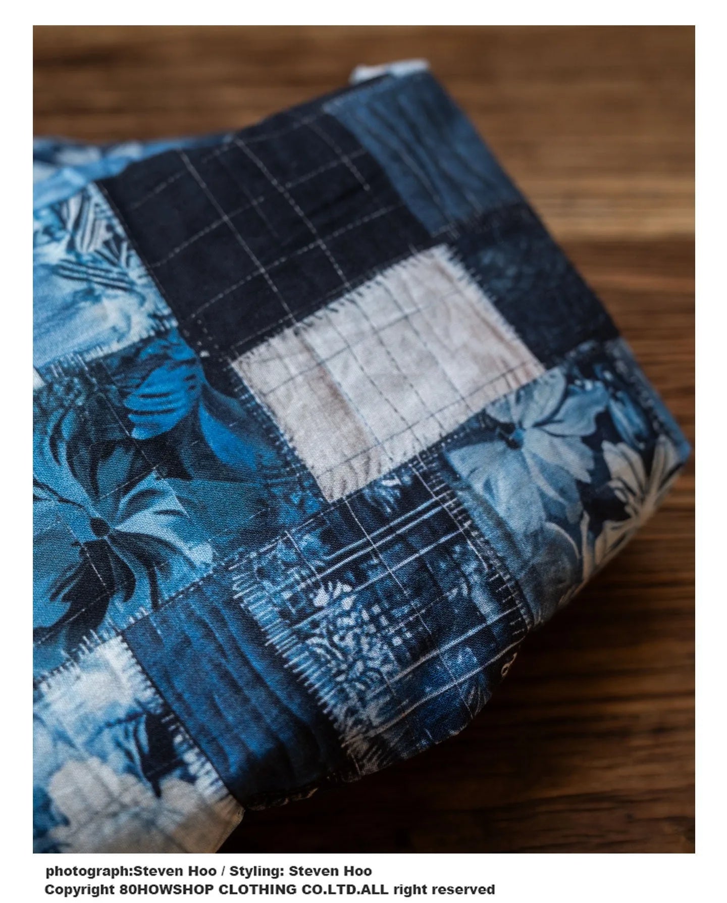 Japanese Kapital Style Retro Plant Pattern Cotton Winter Warm Scarf for Men and Women