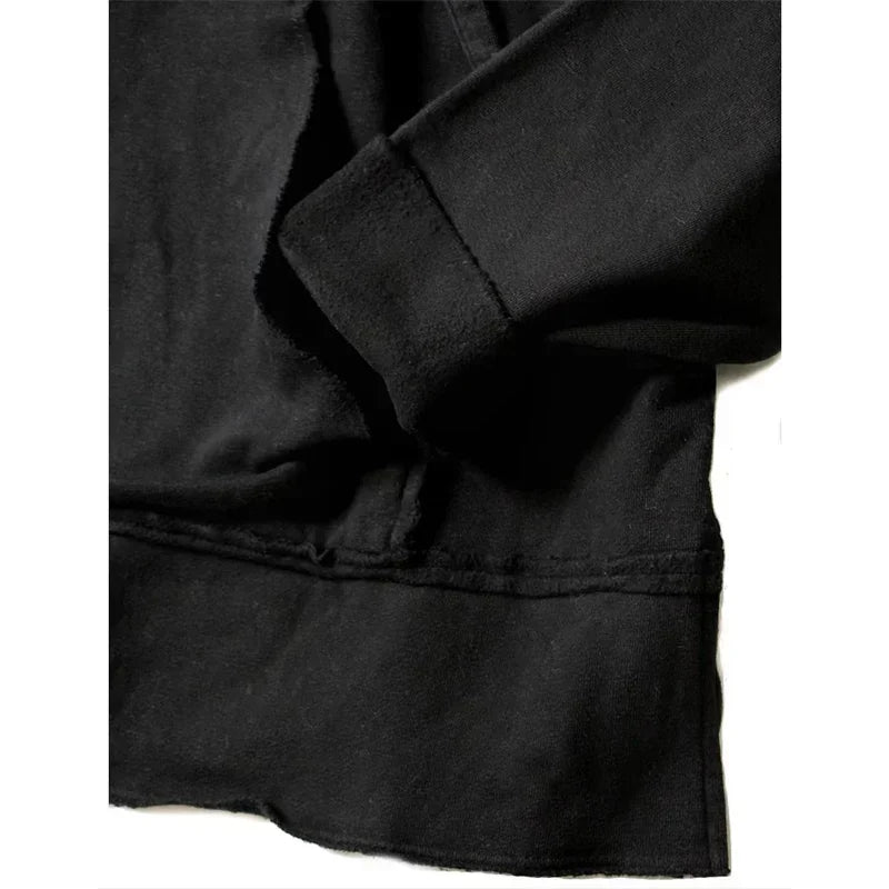 21AW KAPITAL Hirata Hiroshi Warm Plush Cotton Cut Hooded Pullover Long Sleeved Sweatshirts Japan Style for Men and Women Hoodies