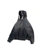 25AW KAPITAL Hirata Kazuhiro Japanese Style Wax Print Washed Damage Gem Hoodies Men Hooded Pullover