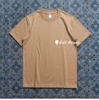 Amikaji Round Neck Men's T-shirt Seamless Pure Cotton Short Sleeved Base Tees