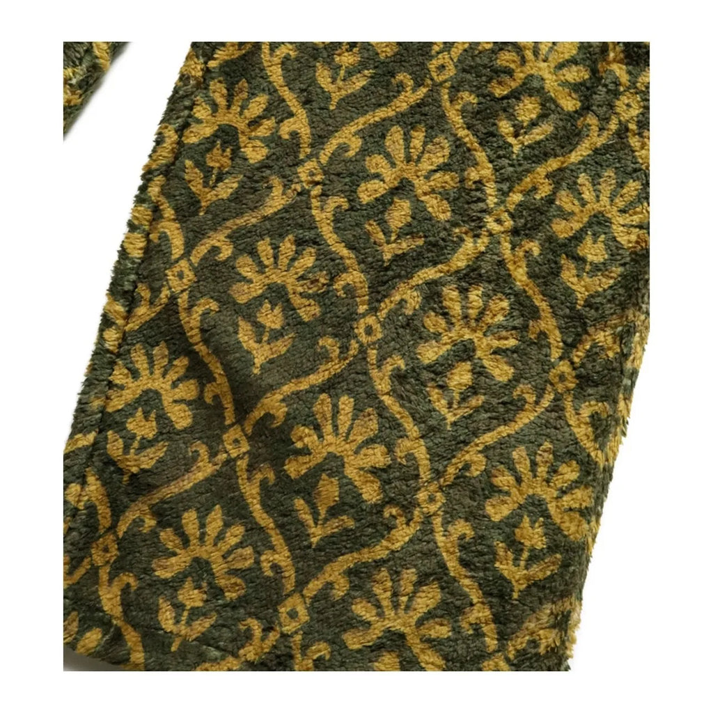 24AW  KAPITAL Hirata and Hongri Casual Lamb Wool Printed Floral Warm Loose Straight Leg Pants for Men