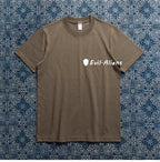 Amikaji Round Neck Men's T-shirt Seamless Pure Cotton Short Sleeved Base Tees