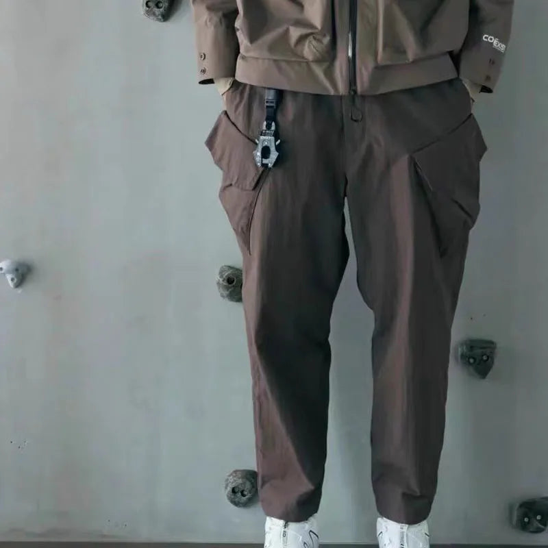 New Arrival COMFY Japanese Outdoor Mountain Functional Waterproof Cargo Pants Multi Pocket Men CMF Tide
