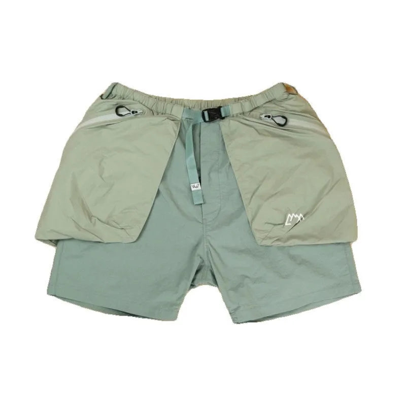 COMFY Japanese Outdoor Loose Layered Pentagram Pants CMF24SS Large Pocket Functional Men Shorts