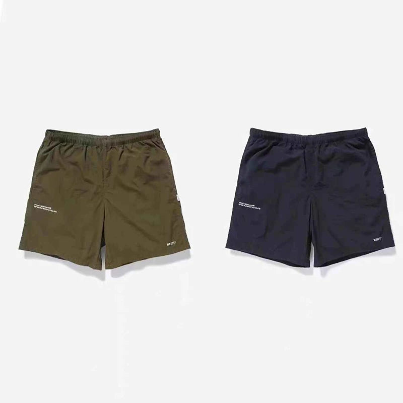 24SS Japanese Style Thin Breathable Beach Pants Nylon Waterproof Quick-dry Shorts