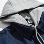 2025SS Japanese Vintage Fashion Brand Detachable Hooded Denim Coat  Men's Multi Pocket Shirt Jacket