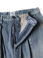 Japan Style Kapital Washed Distressed Patchwork Pants for Men and Women New Arrival Fashion Jeans
