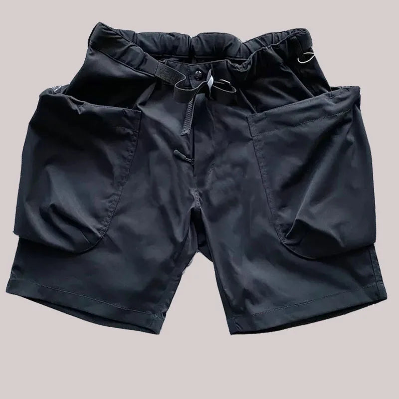 COMFY 24SS Waterproof Large Pocket Outdoor Shorts Trendy Japanese Five Quarter Pants
