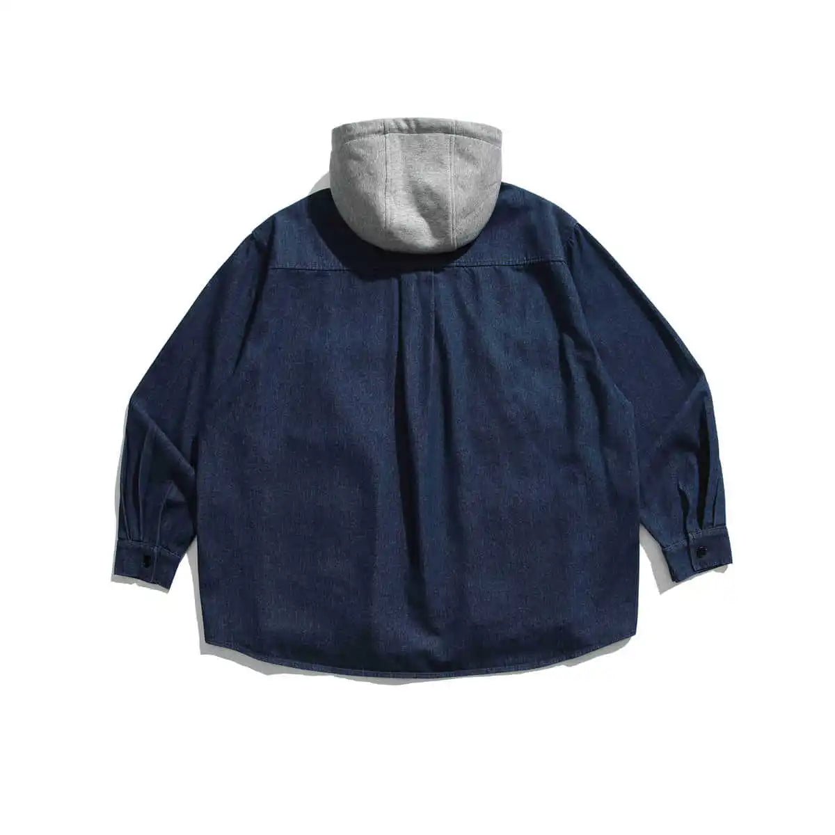2025SS Japanese Vintage Fashion Brand Detachable Hooded Denim Coat  Men's Multi Pocket Shirt Jacket