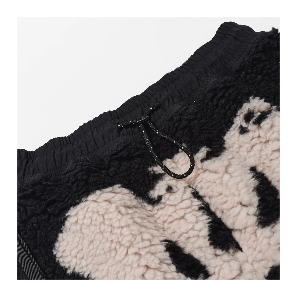 Japan Style KAPITAL Hirata Kazuhiro Warm Lamb Fleece Bone Pattern Pants for Men New Arrival