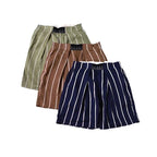 21SS KAPITAL Hirata Hiroshi Japanese Retro Trendy Cotton and Hemp Adjustable Elastic Casual Shorts Two Colors