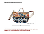 Japanese Retro Horner Ethnic Style Coarse Canvas Bag Crossbody Single Shoulder Handbag
