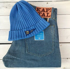 KAPITAL 21AW Hirata Kazuhiro Two Color Men's and Women's Japanese Wax Printing Triangle Flag Knitted Cold Hat