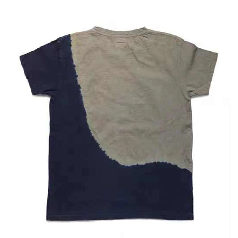 KAPITAL Hirata Hohiro Batik Embroidery Japanese Fashion Men's and Women's Loose Round Neck T-shirt Short Sleeve Summer Tees