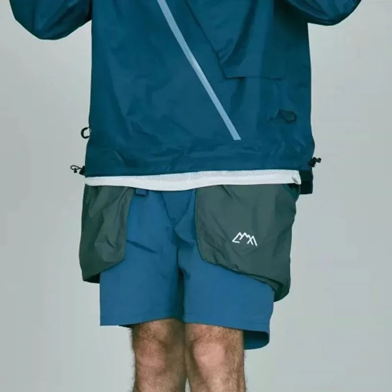COMFY Japanese Outdoor Loose Layered Pentagram Pants CMF24SS Large Pocket Functional Men Shorts