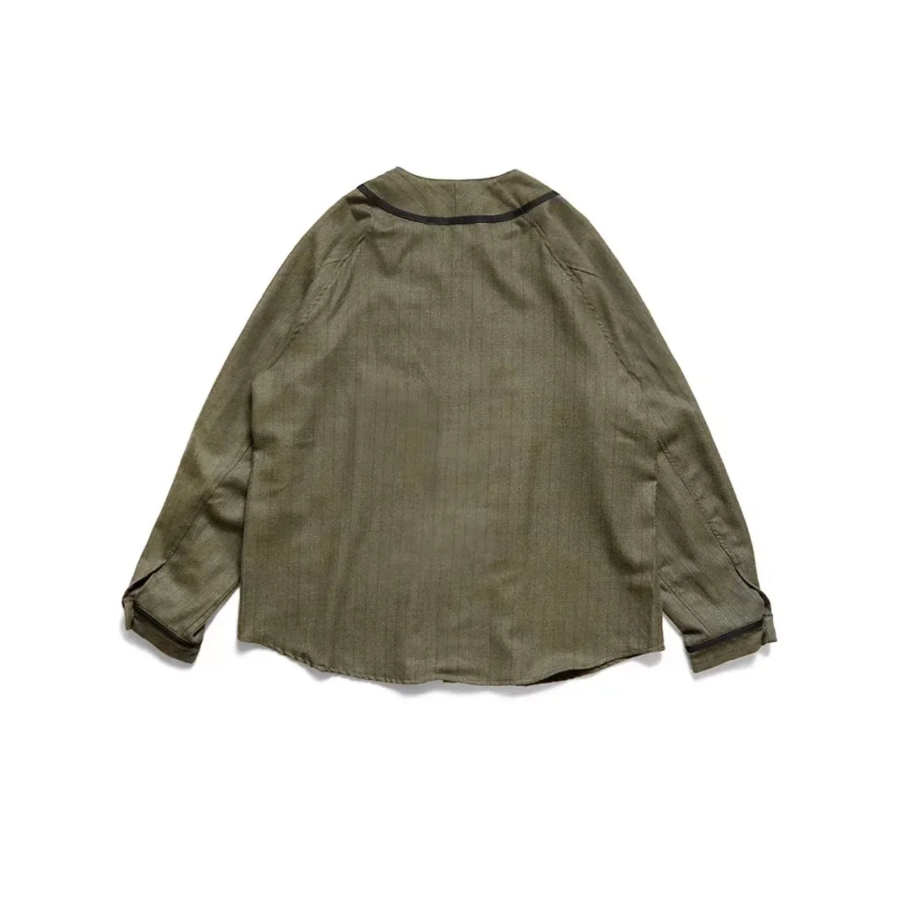 23SS KAPITAL Hirata Hiroshi Japanese Wool Blend Custom Woven Striped Letter Shirt Jacket Men New