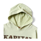 24AW KAPITAL Hirata Kazuhiro Casual Cotton Hoodies Warm Letter Printed Distress Hooded Men Sweatshirt